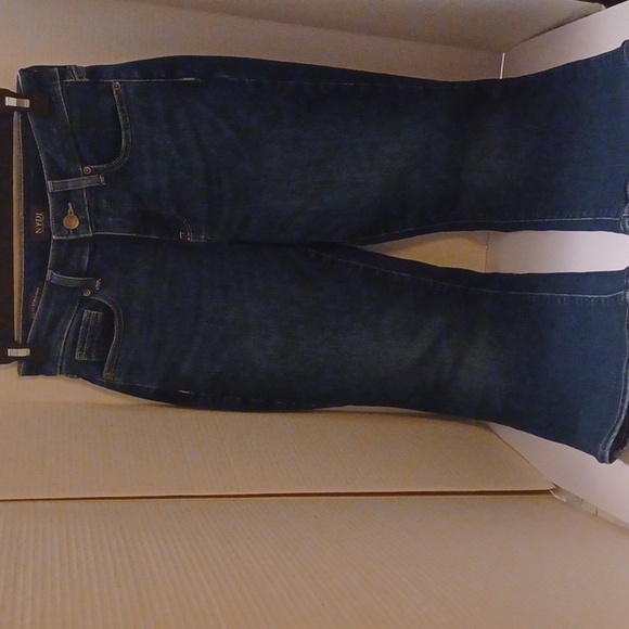 NYDJ Denim - NYDJ Marilyn Straight Dark Blue Jeans Size 2PS